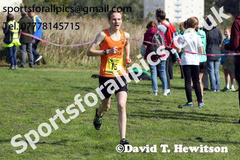 Mens and womens under-17s 2019 Sunderland Harriers Open Cross Country. Photo:  David T. Hewitson/Sports for All Pics